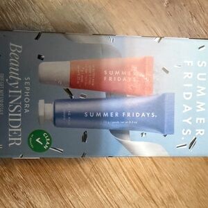 Summer Fridays Blue and Pink Skincare Set